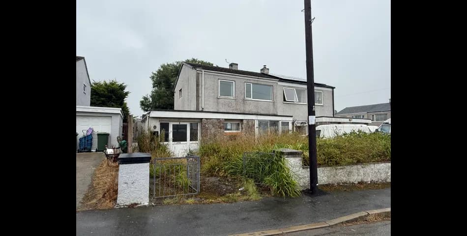 Three-bedroom semi-detached house requiring modernisation