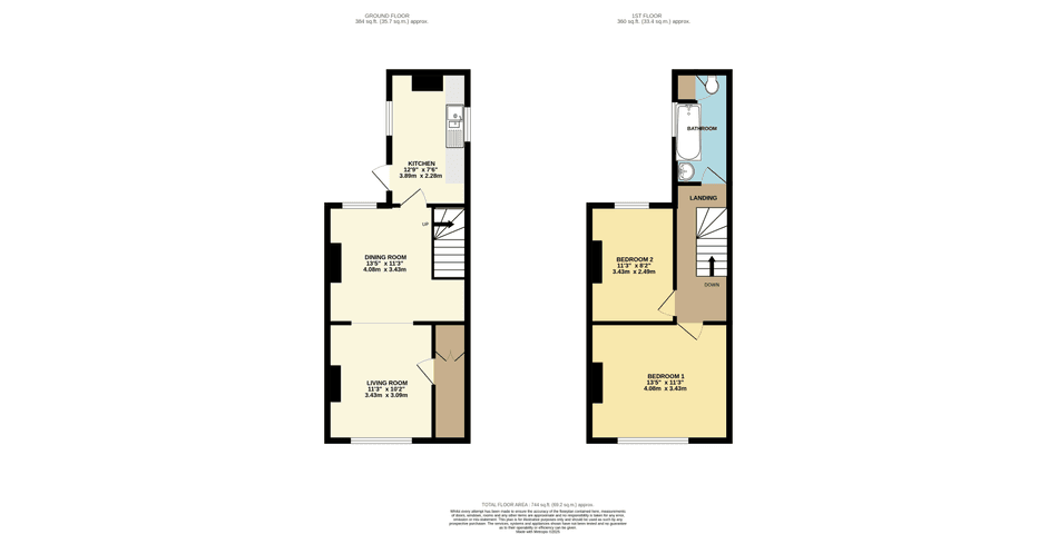 Two Bedroom End of Terrace Requires Full Modernisation Period Property