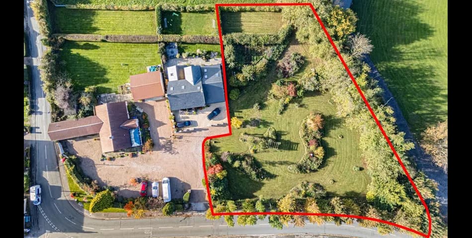 Building Plot with Outline Planning for Three New Dwellings