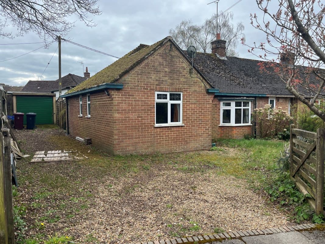 A two bedroom end terrace bungalow