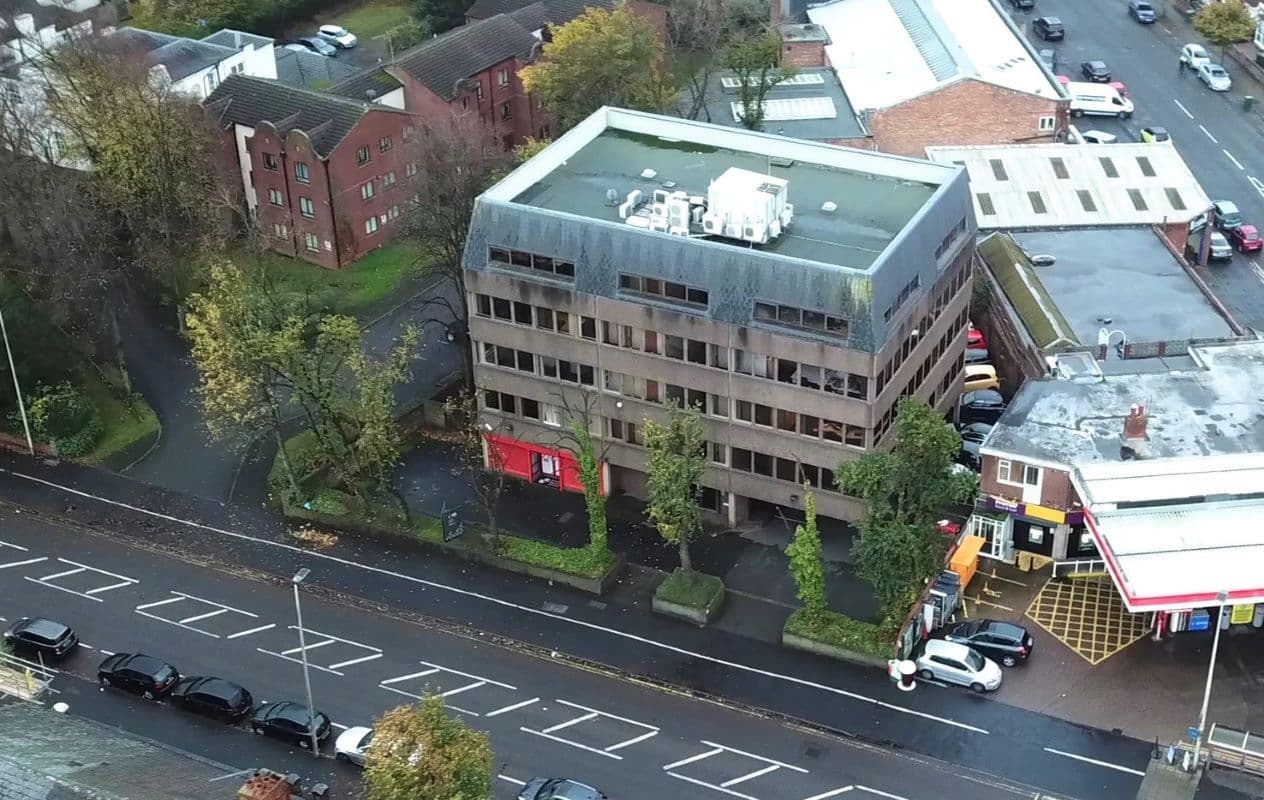 Office block with development potential in West Bromwich