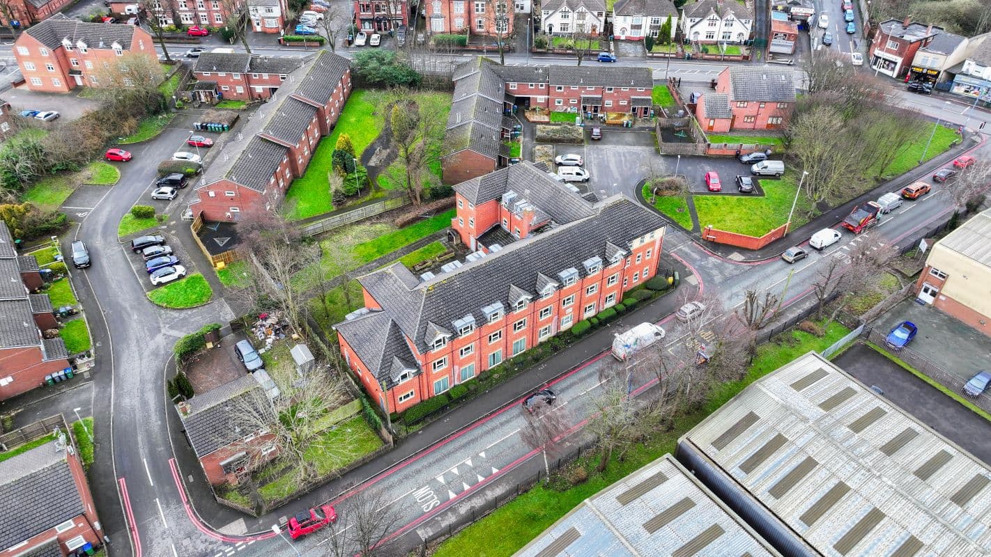 A substantial vacant freehold three storey purpose-built block of 18 self contained flats