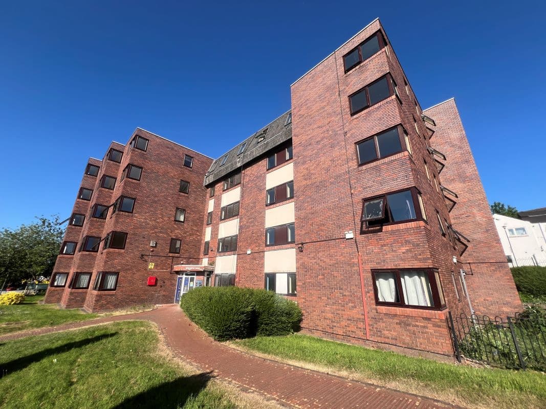 Freehold four storey block of 44 self contained flats in Walsall