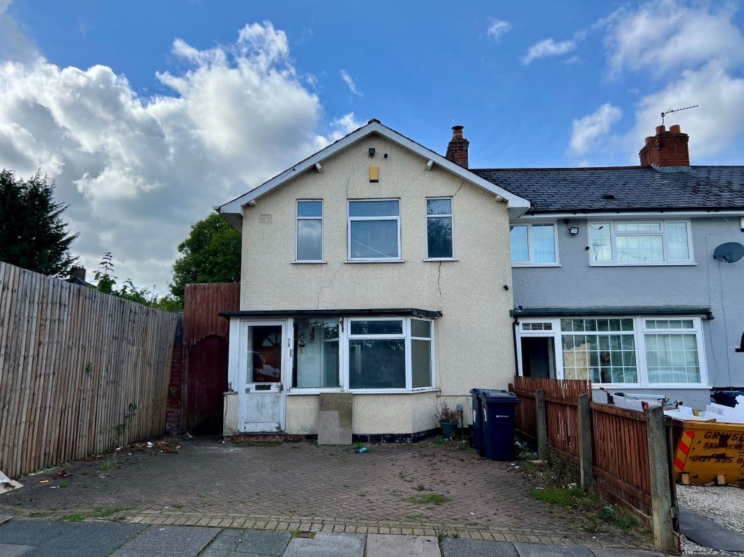 Vacant Freehold End Terraced Property