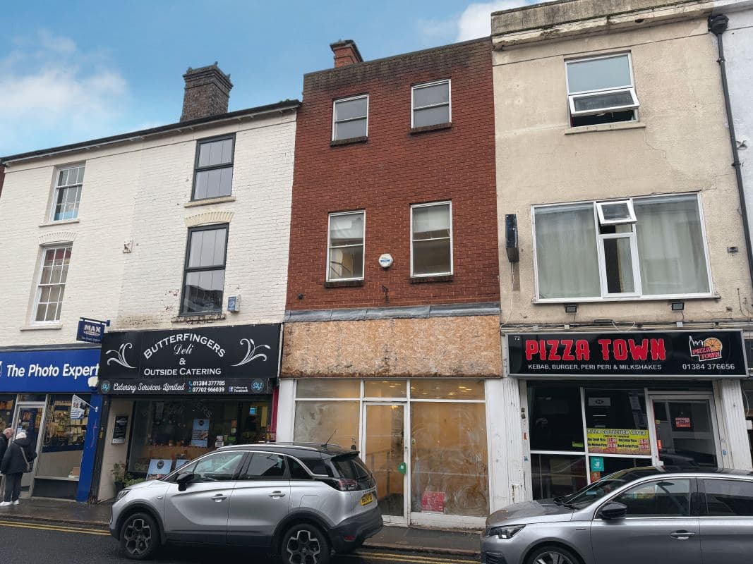 Vacant Retail Unit in Stourbridge Town Centre