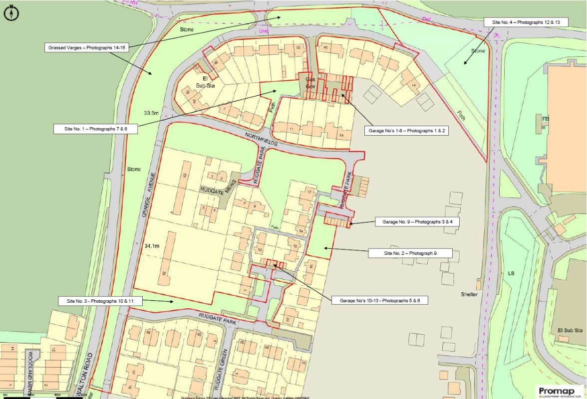 Parcels of Freehold Land Including Garages