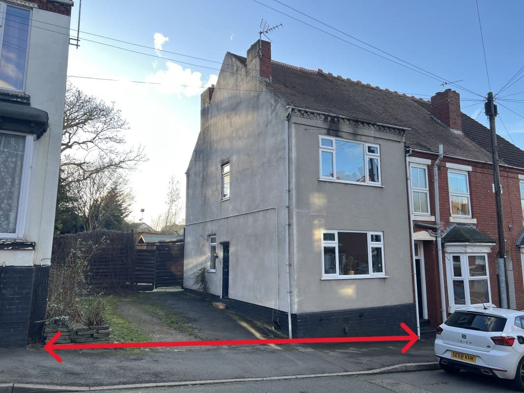 Vacant Freehold End Terraced Property with Potential for Development