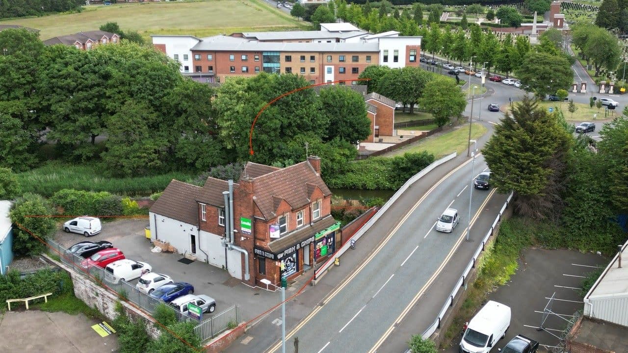 A freehold mixed use investment in Cradley Heath
