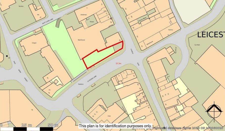 Land Adjacent to, 62 Church Gate and on the corner of St Peter's Lane, Leicester, LE1 4AL