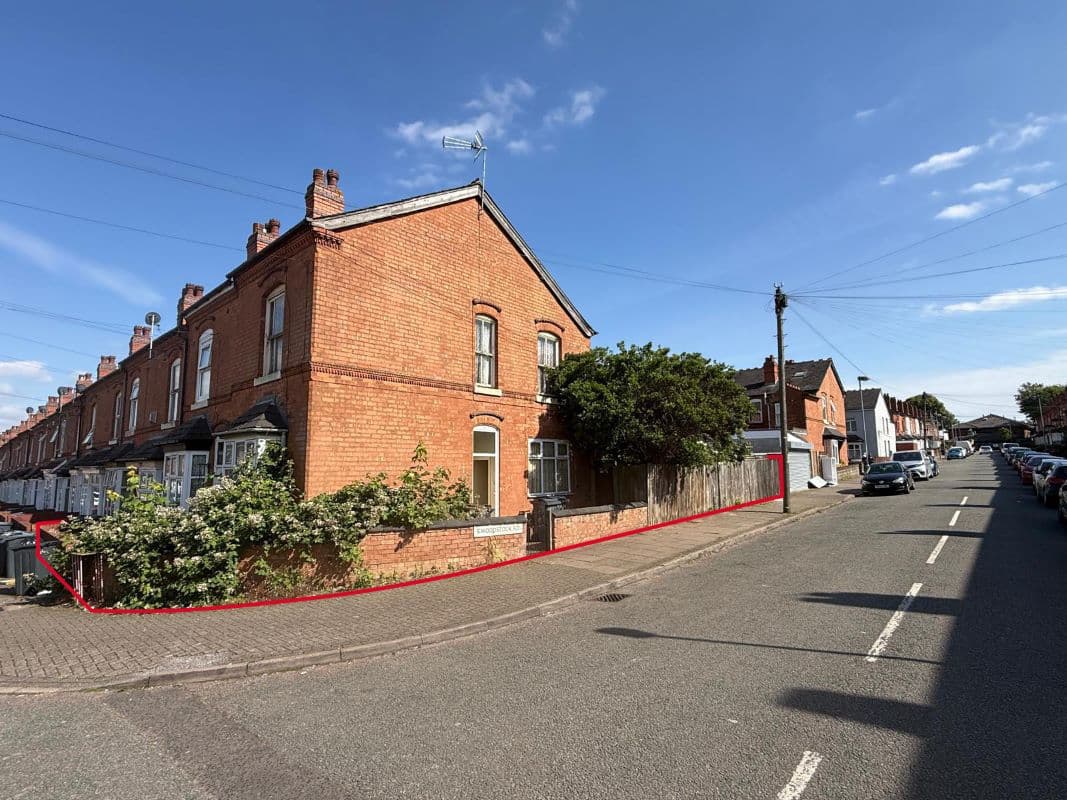 Vacant Freehold End Terraced Property with Development Potential