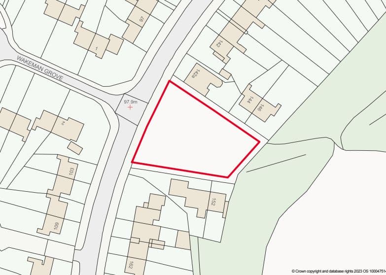 Land Adjacent to 142a-154 Hazeldene Road, Sheldon