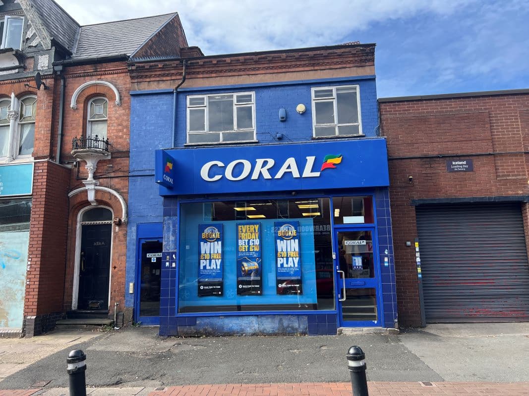 Betting Shop Retail Investment in Bearwood