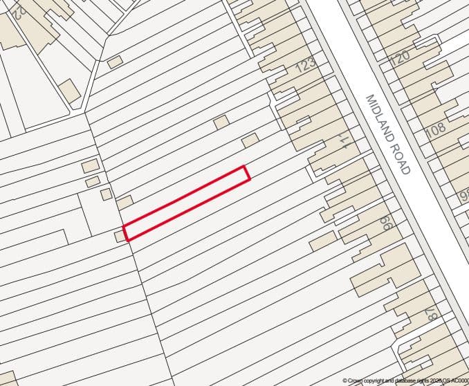 Land to the rear of 113 Midland Road