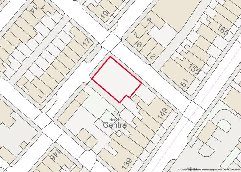 Land with planning permission for 2 houses in Accrington