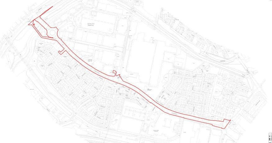Freehold Land comprising of a Roadway with Verge Areas & Sub Station