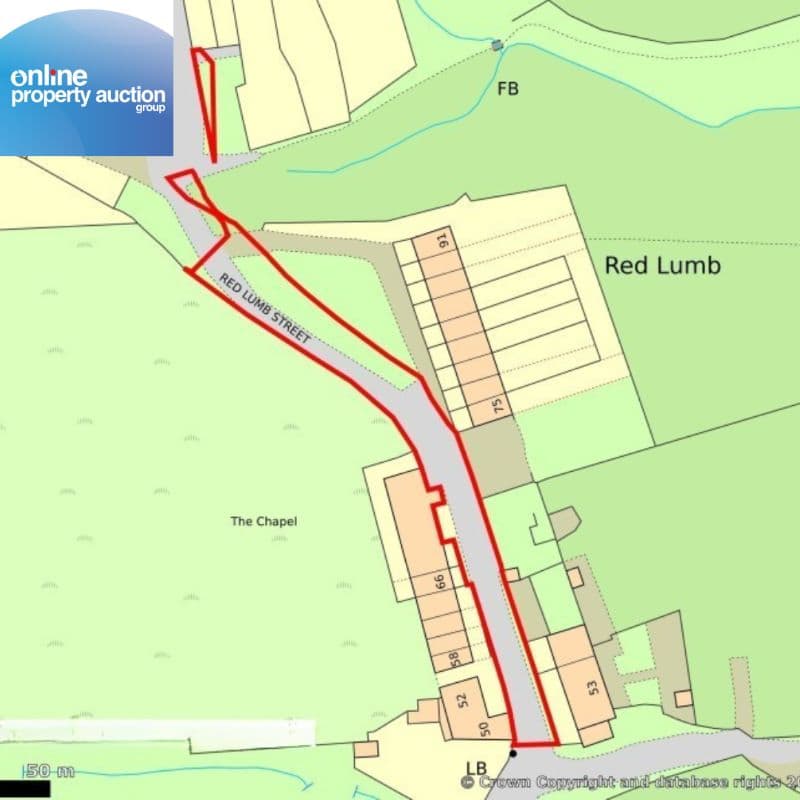Land And Roadway At Red Lumb Mill