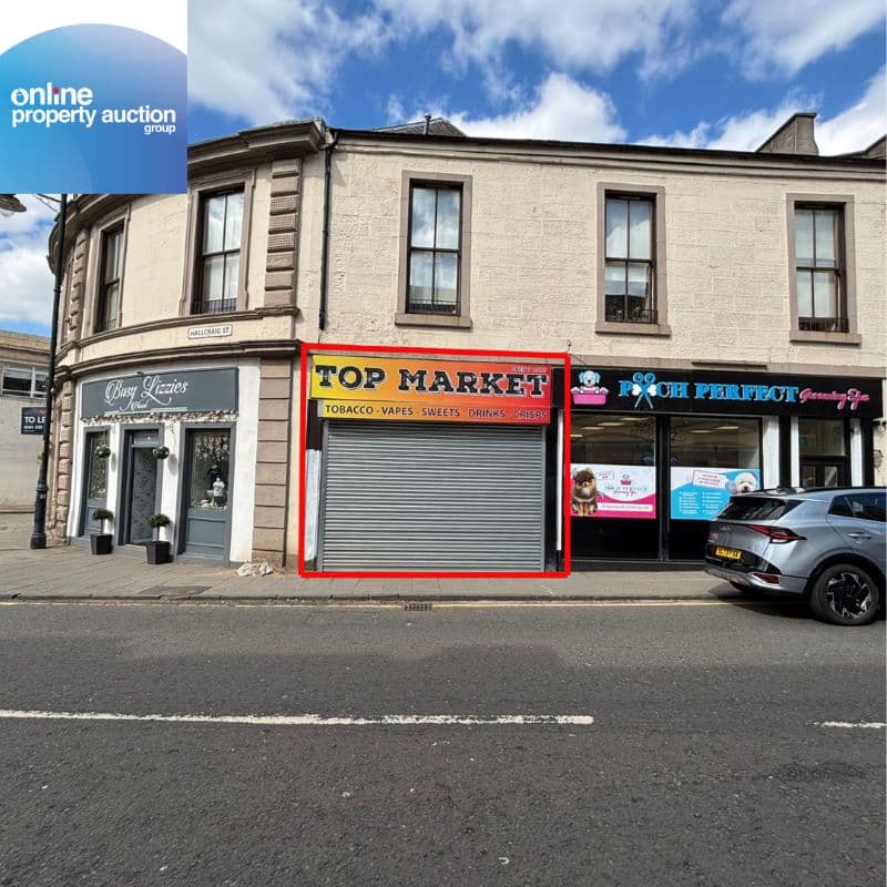 Tenanted Commercial Premises in Airdrie Town Centre