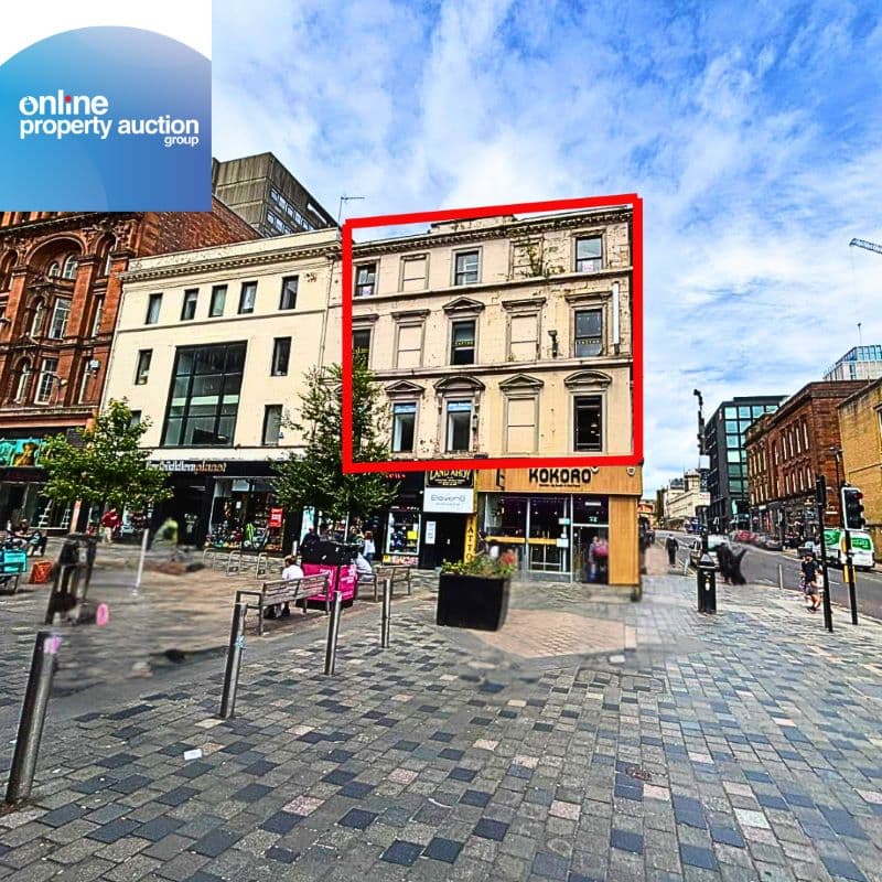 PRIME CITY CENTRE DEVELOPMENT OPPORTUNITY AT 118 SAUCHIEHALL STREET, GLASGOW