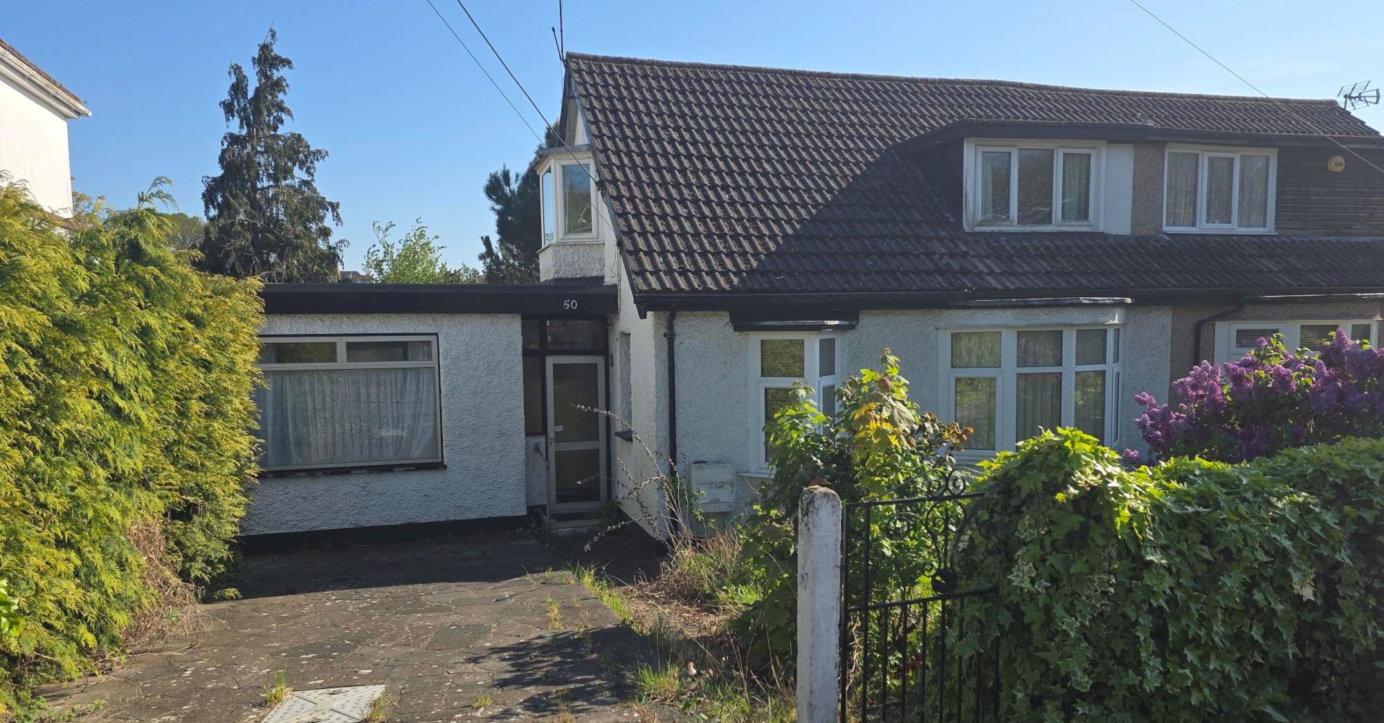 Refurbishment Opportunity: Vacant Freehold Three Bedroom Semi-Detached Chalet