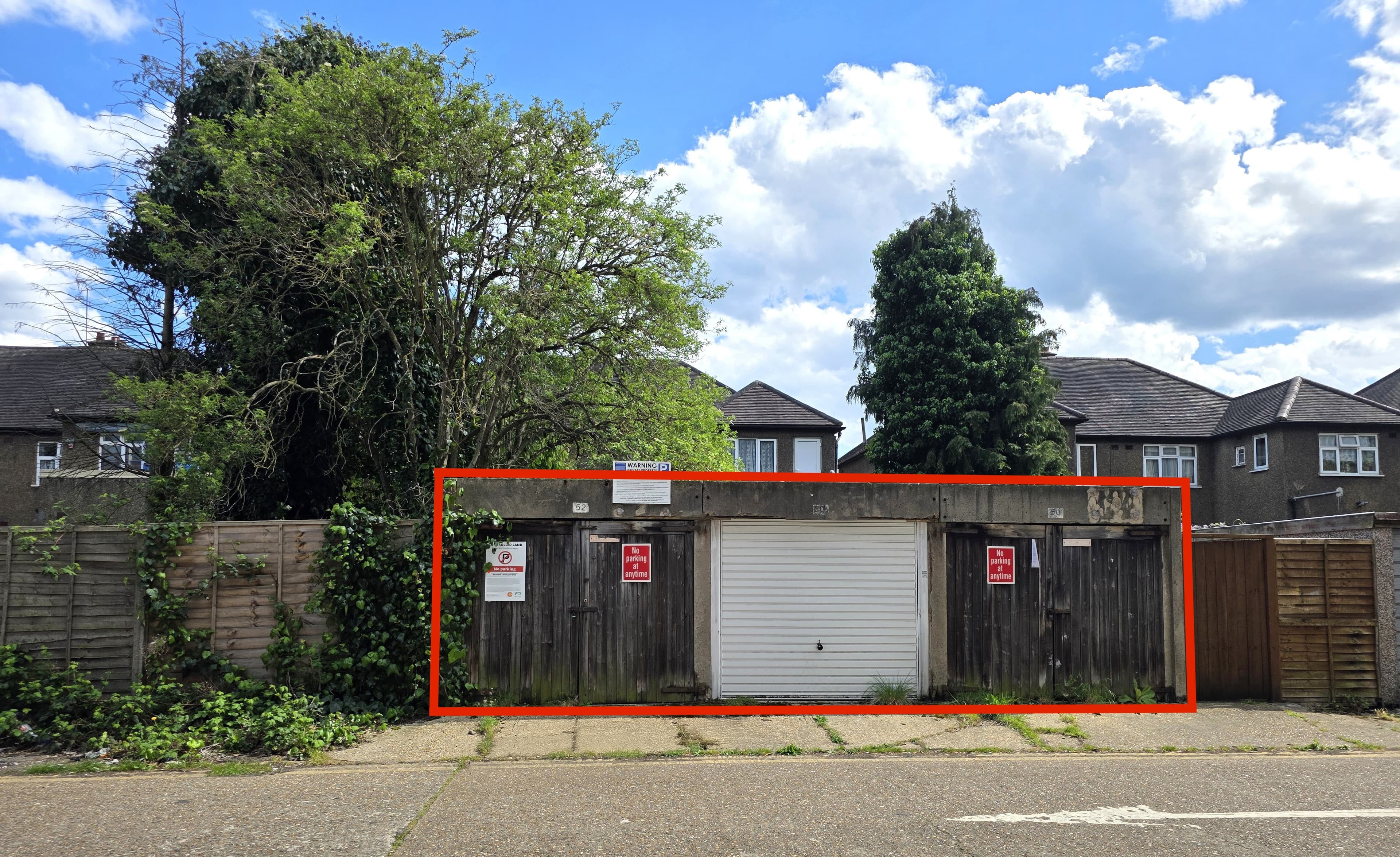 Three Freehold Garages