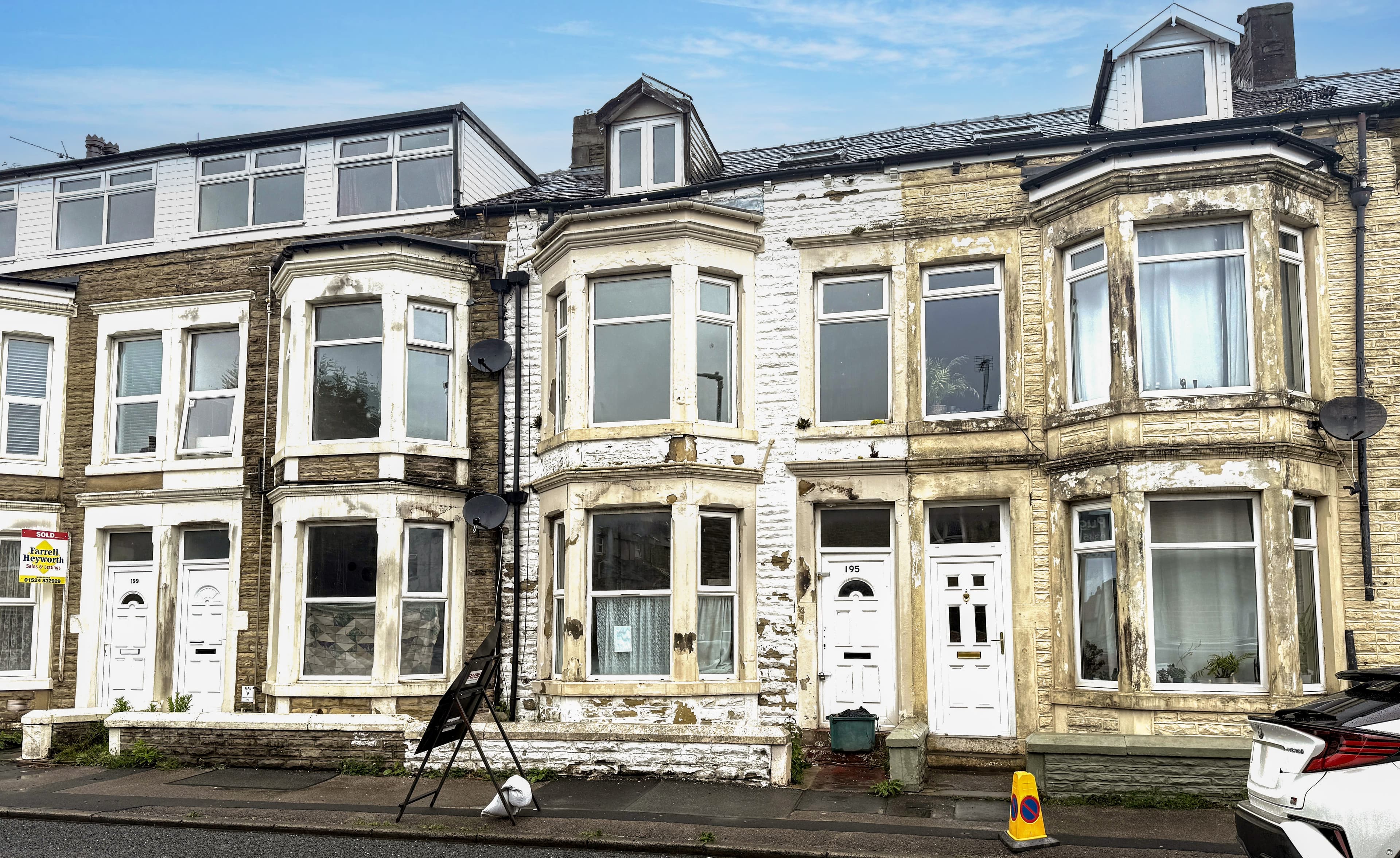 Freehold House arranged as Three Flats Vacant Possession