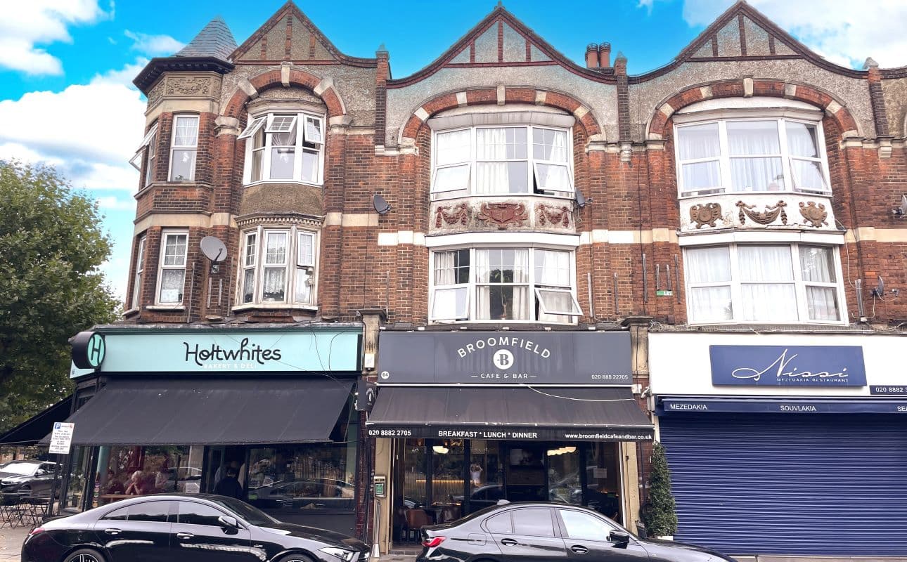 Freehold Shop and Upper Part Investment and Two Floor Rear Office Building with Planning Permission