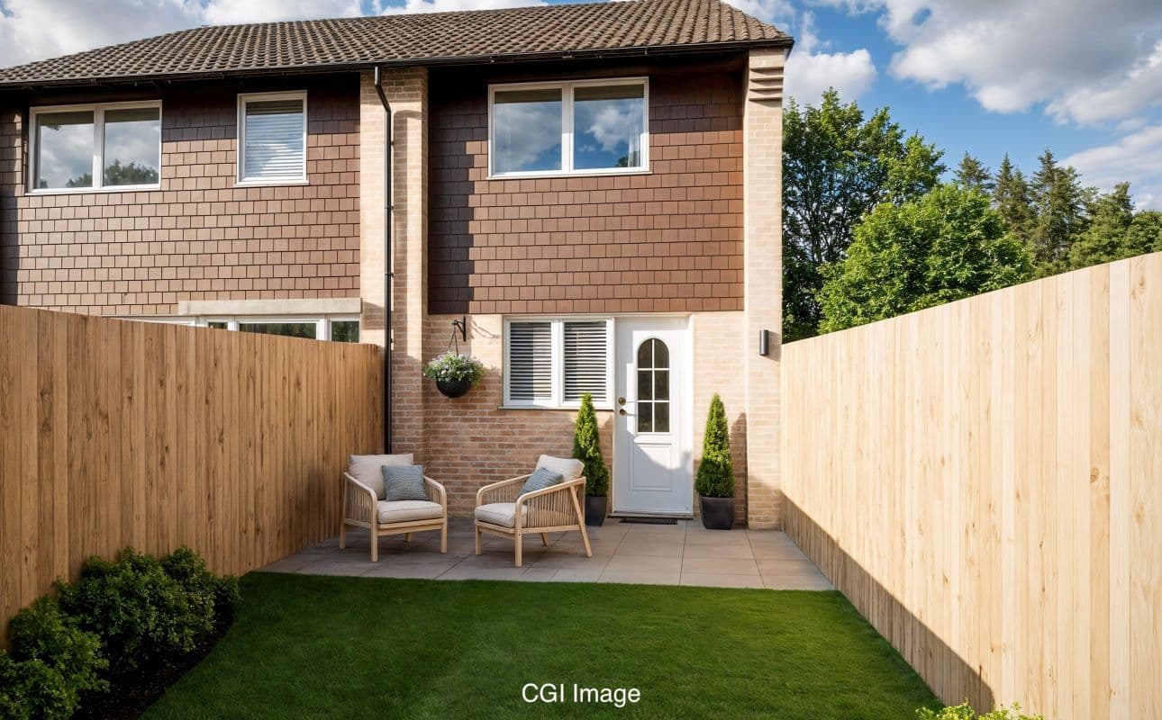 Freehold Land with Planning Permission Granted for an End of Terrace Dwelling