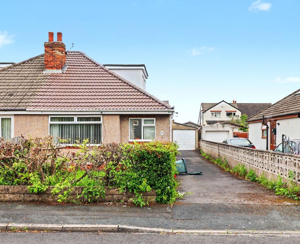 Freehold Semi-Detached Four Bedroom Chalet Bungalow and Garage Vacant Possession