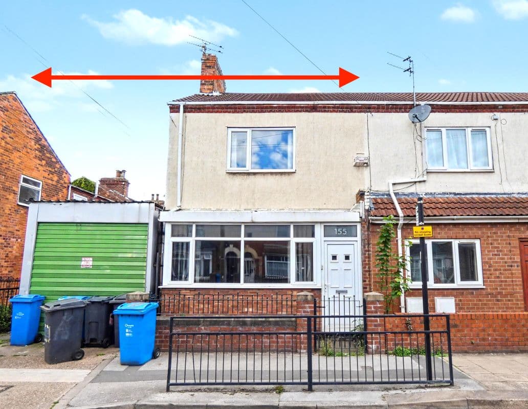 Freehold End of Terrace House and Garage Vacant Possession