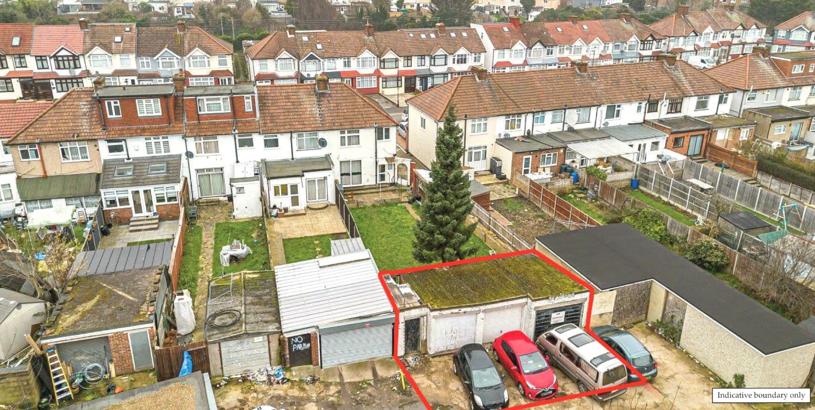 Three Freehold Garages Vacant Possession