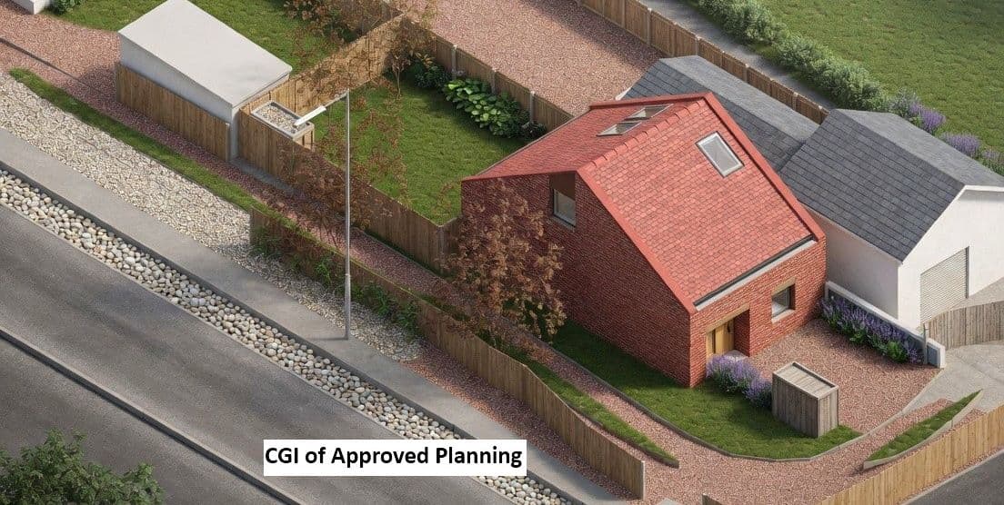 Freehold Land with Planning Permission Granted for the Erection of a New Dwelling