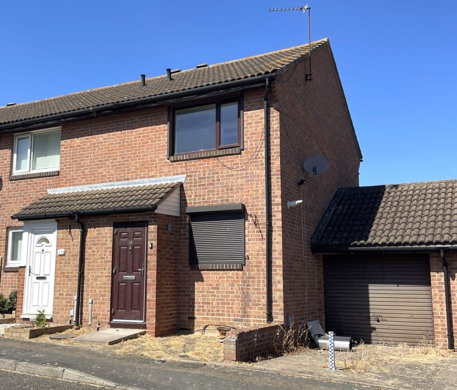 Freehold End of Terrace House and Garage Vacant Possession