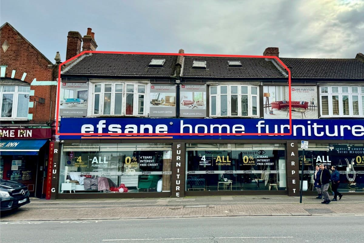 A four-bedroom maisonette measuring 1,549 SQFT and arranged over two floors.