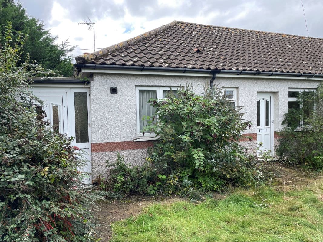 Older Style Two Bedroom Semi-Detached Bungalow