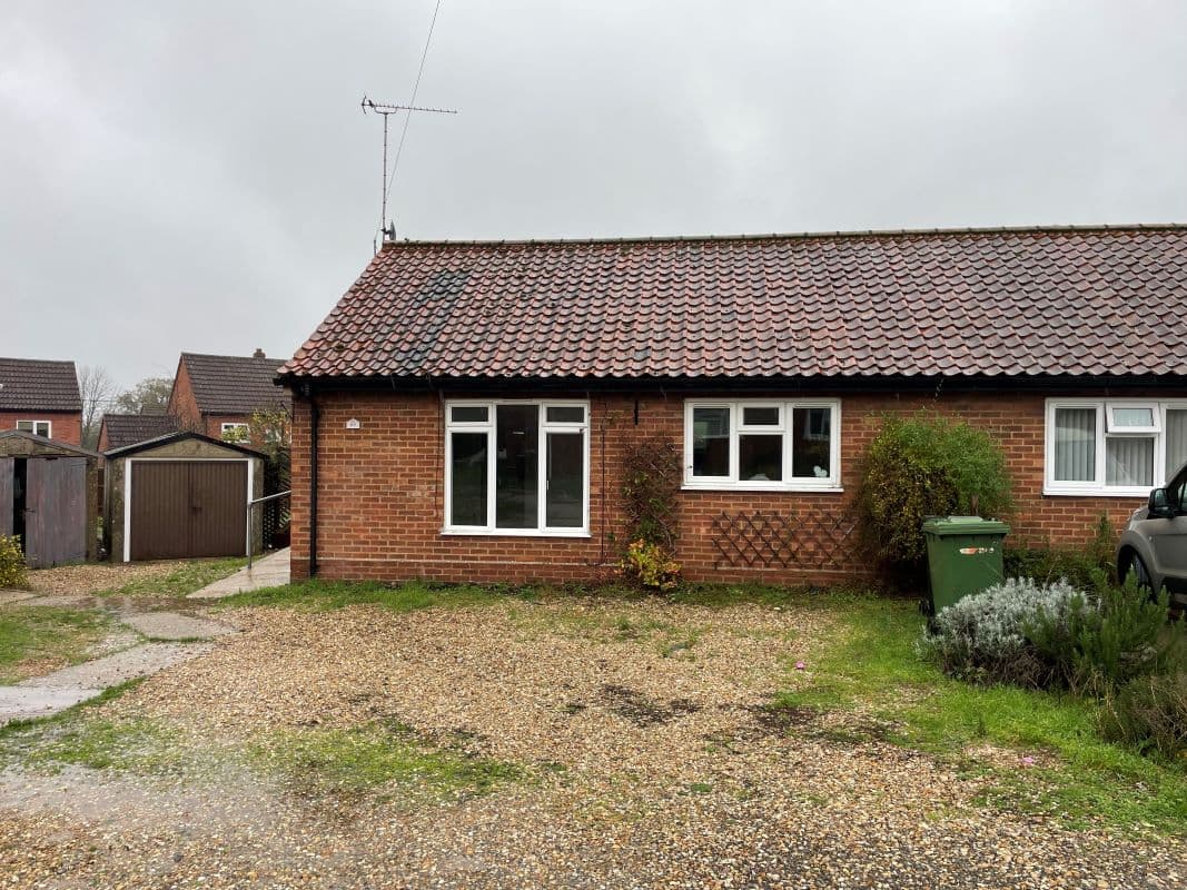 Older Style Two Bedroom Semi-Detached Bungalow