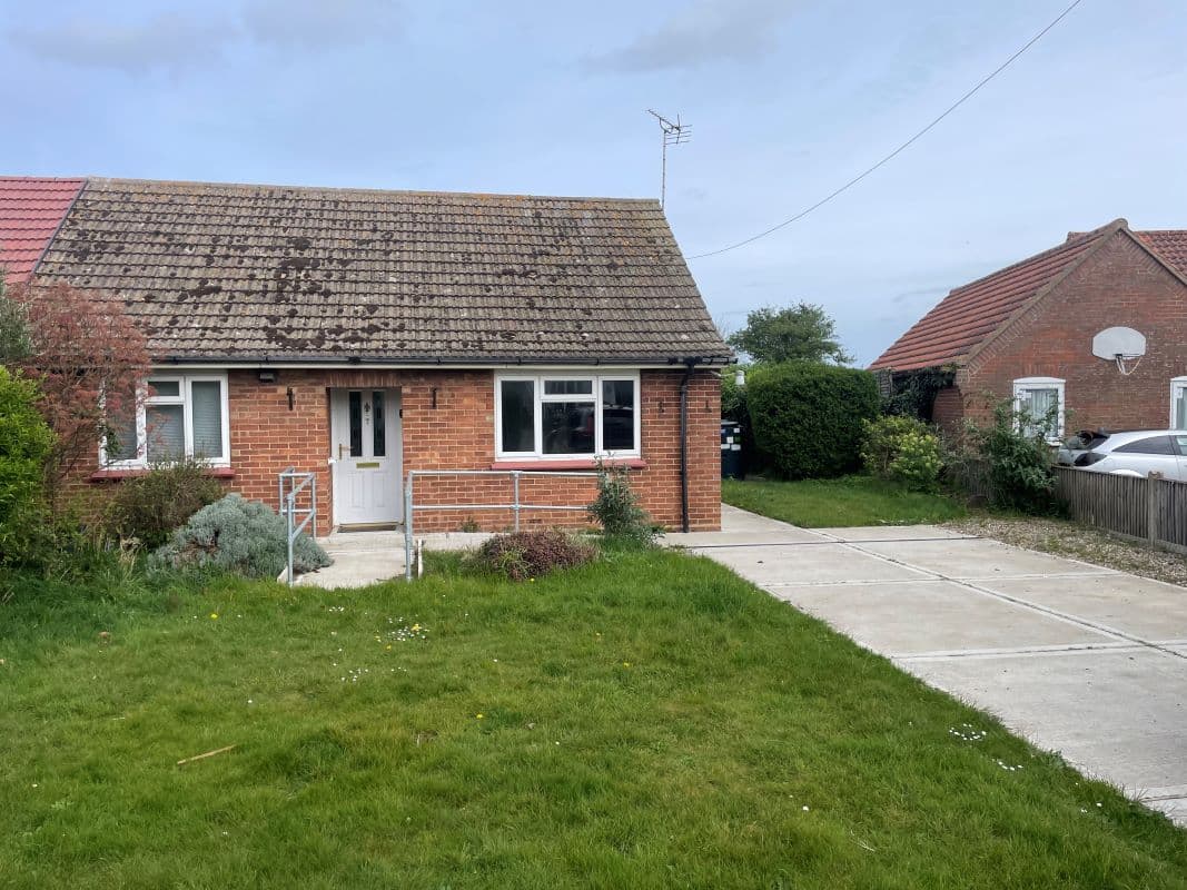 Older Style Two Bedroom Semi Detached Bungalow