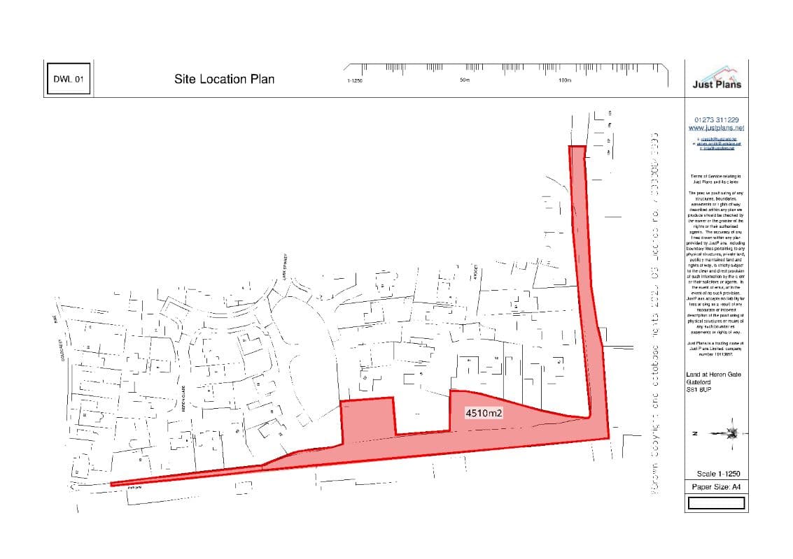 Plot of Land and Roadways in Worksop