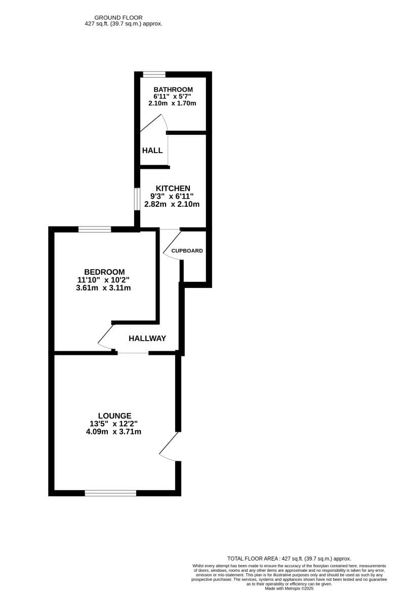 One Bedroom Ground Floor Apartment