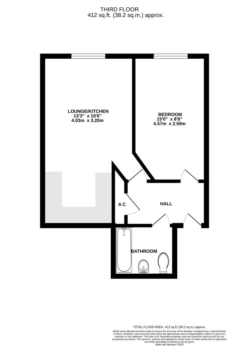 Modern One Bedroom Apartment in Scotney Gardens