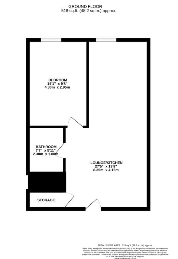 ONE BED APARTMENT IN SOUGHT AFTER HADRIANS TOWER