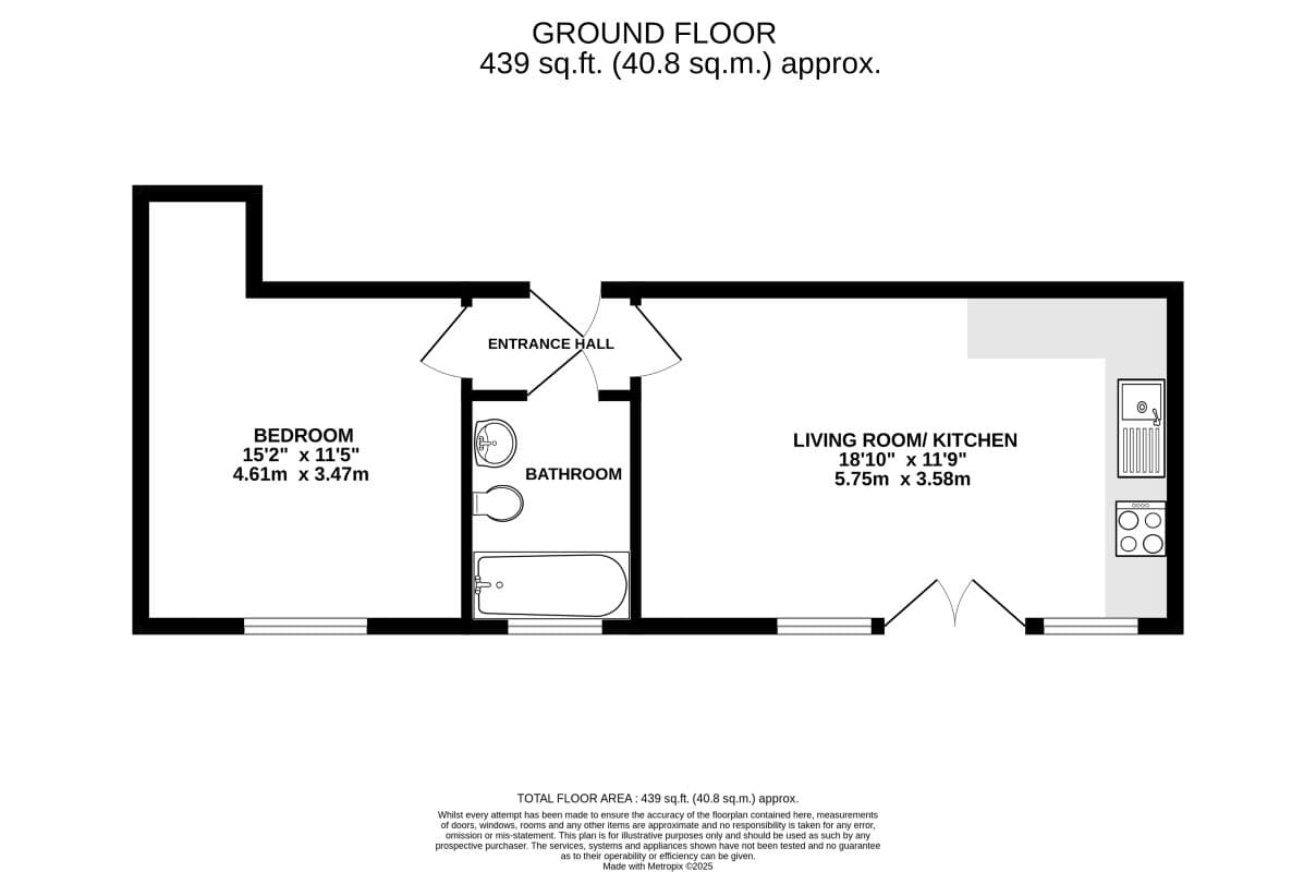 One Bedroom Ground Floor Apartment