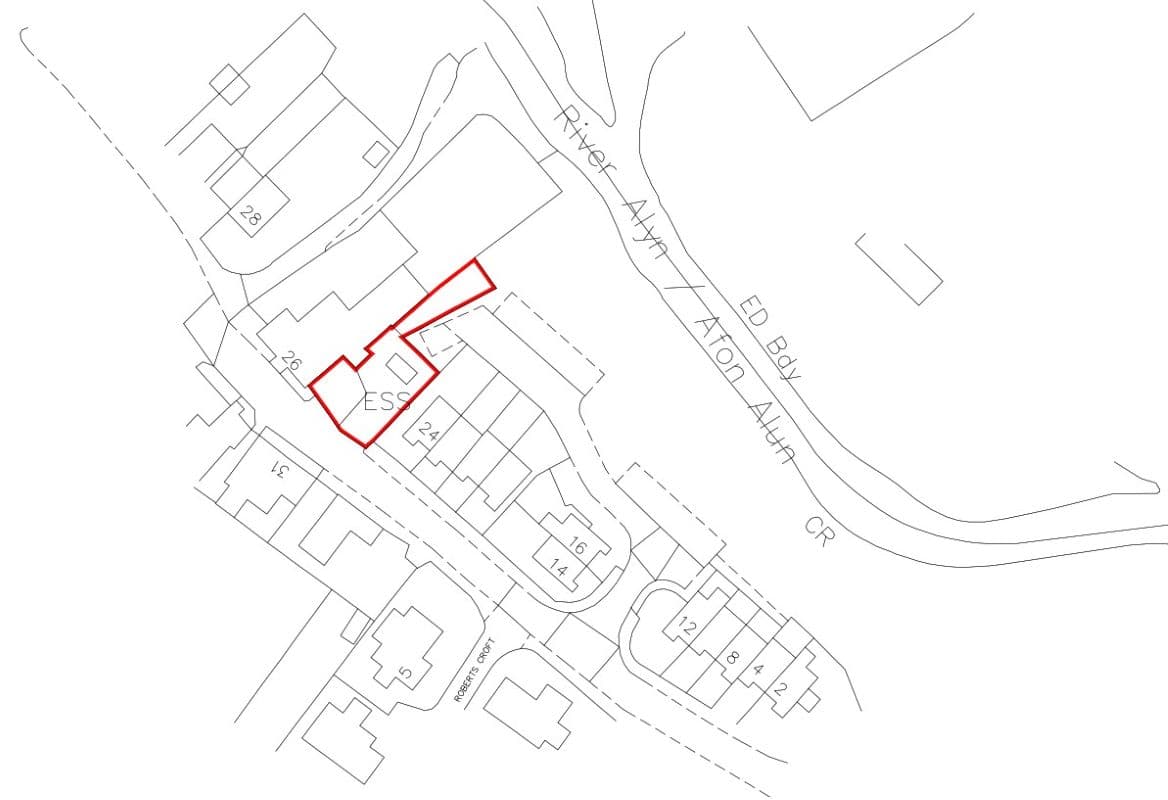 Land at Alyn Mills (adj 24 & 26) Derby Road, Caergwrle