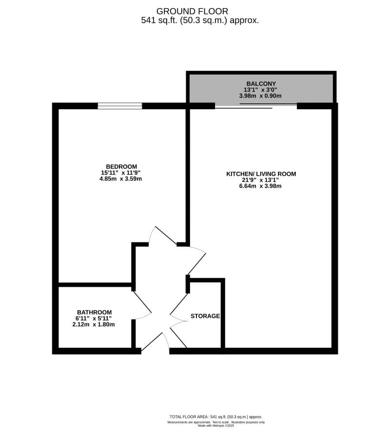 Fourth Floor Flat in Providence House