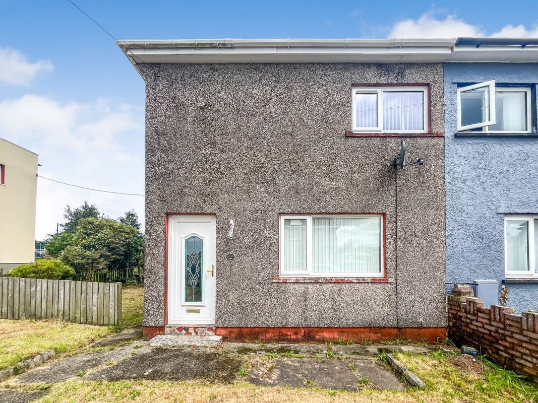 A Vacant Two Bedroom Semi Detached House