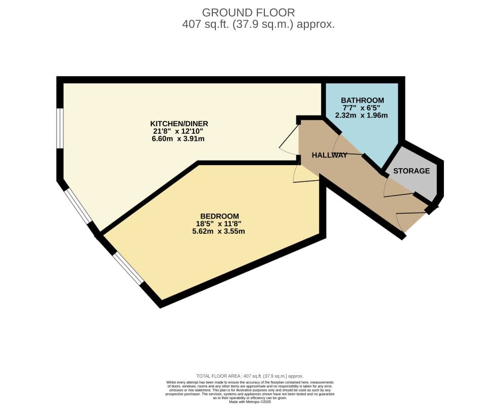 One Bedroom Apartment in Nottingham City Centre