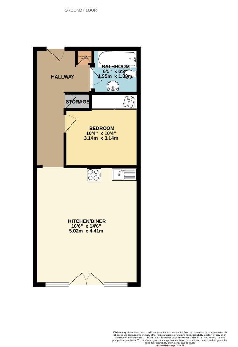 One Bedroom Apartment in The Litmus Building