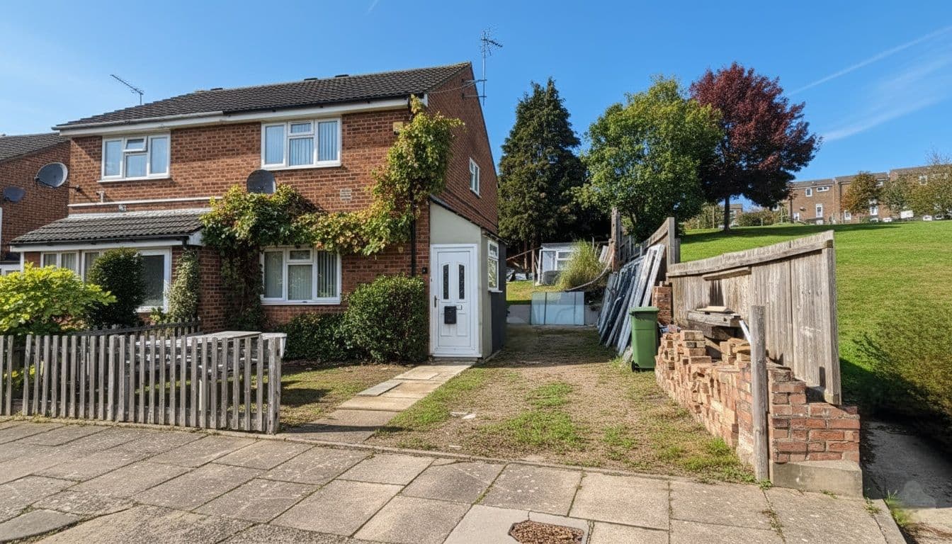 ** TWO BEDROOM FREEHOLD SEMI-DETACHED HOUSE IN LU3 LUTON ** IDEAL FOR REFURBISHMENT & EXTENDING TO SIDE WITH A GENEROUSLY WIDE PLOT (STPP) **