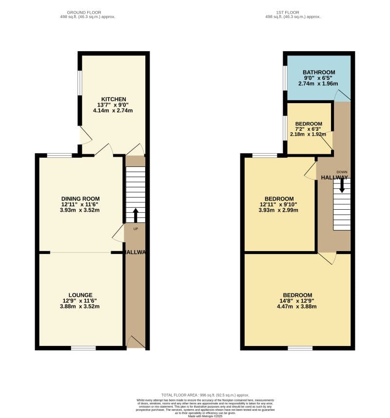 Three Bedroom End Terrace House