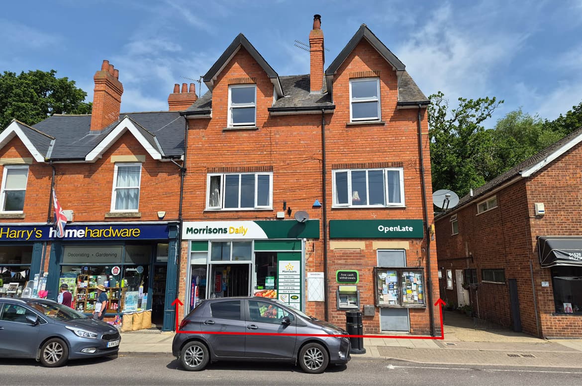 Freehold Investment – Shop t/a Morrisons Daily (plus flat sold-off) – Gross Yield 8.7%