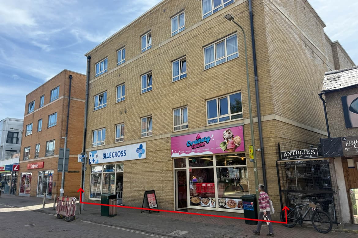 Freehold Investment – 2 Shops plus 12 Flats